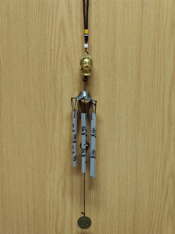 Buddha Head Om Wind Chime (A)