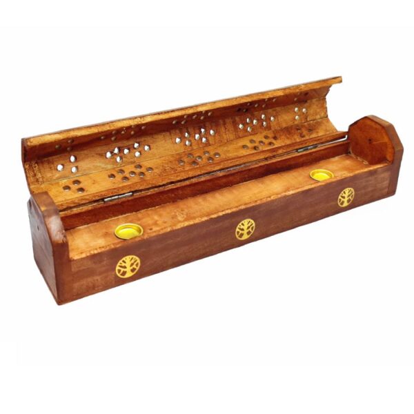 Wooden Box Incense Holder - Image 2