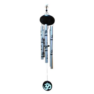 Om Wind Chime Large (Silver)