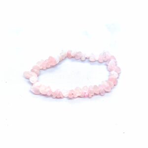 Rose Quartz Chip Bracelet