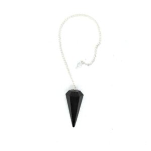 Polished Point Pendulum (Black Tourmaline)