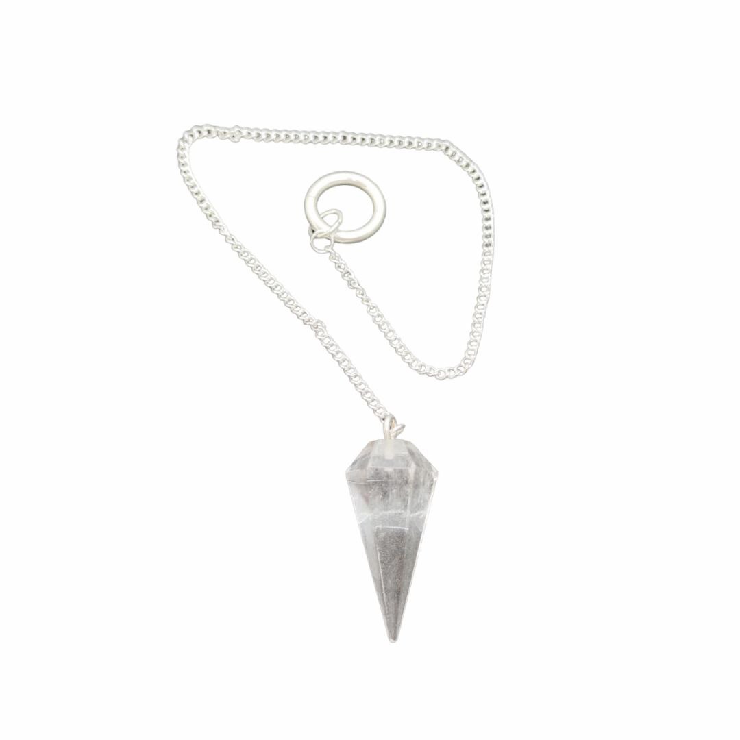 Polished Point Pendulum (Clear Quartz)