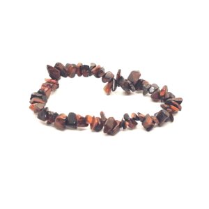 Red Tiger Eye Chip Bracelet