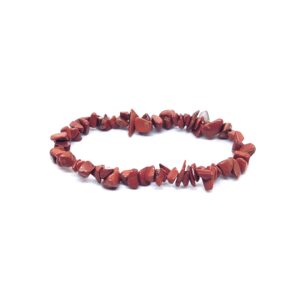 Red Jasper Chip Bracelet