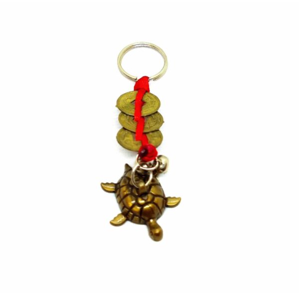 Tortoise Coin Key Ring