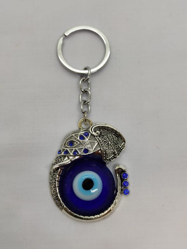 Elephant Turkish Eye Key Ring