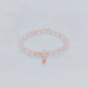 Rose Quartz Polished 8mm Bead Bracelet