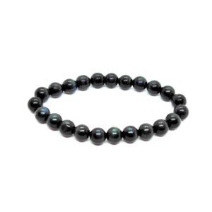 Blue Tiger Eye 8mm Polished Bead Bracelet