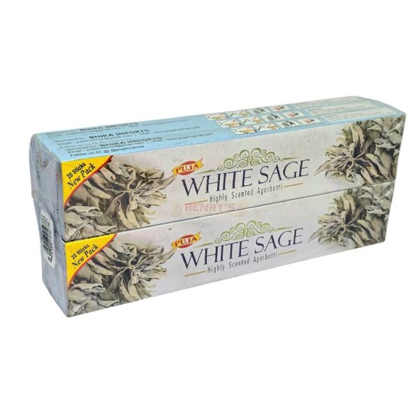 Puja White Sage 6 Pack Incense