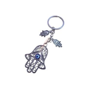 Hamza Hand Turkish Eye Key Ring (353325)