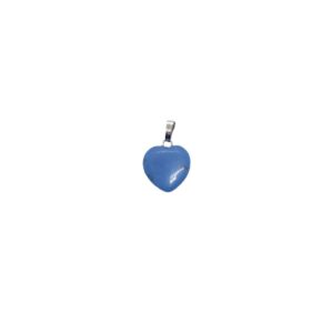 Blue Howlite Heart Pendant