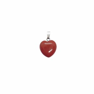 Red Jasper Heart Pendant