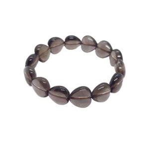 Smokey Quartz Heart Bracelet