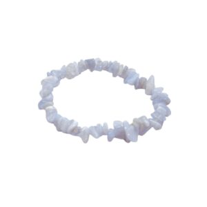 Blue Lace Agate Chip Bracelet