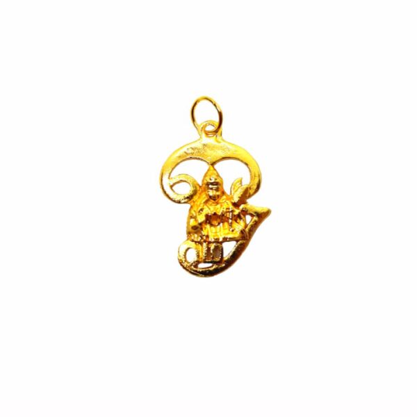 Muruga Tamil Om Pendant (Gold)