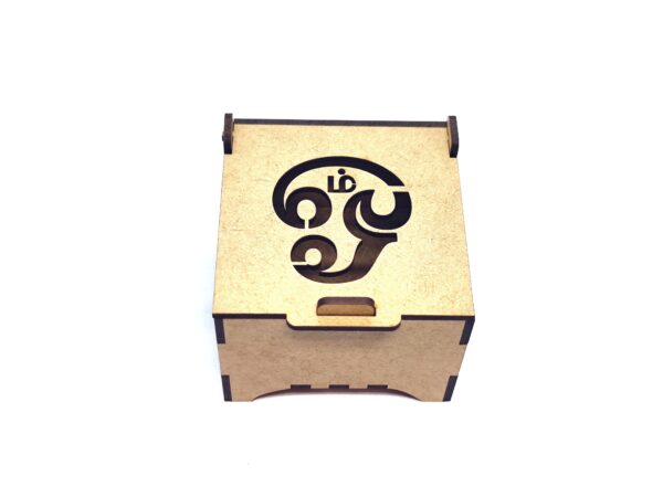 Laser Cut Box 9x9 (Tamil Om)