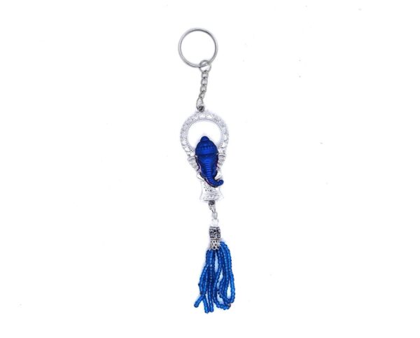 Ganesh Blue Key Ring