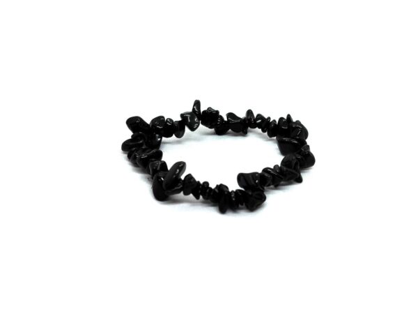 Black Obsidian Chip Bracelet