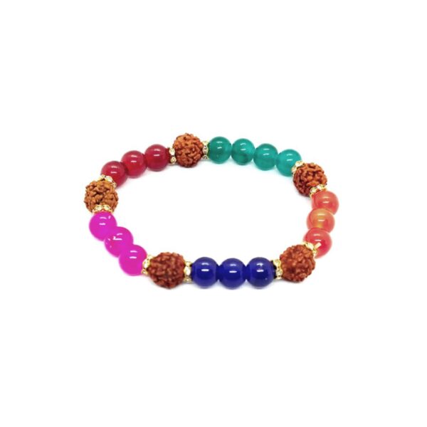 Rudraksh Colour Bead Bracelet