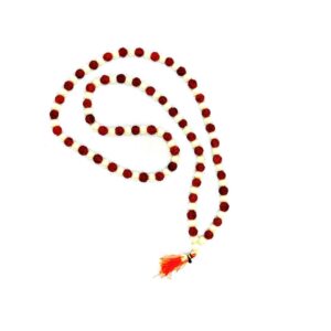 Rudraksh White Bead Necklace