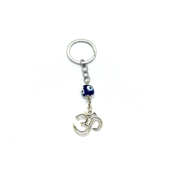 Evil Eye Om Keyring