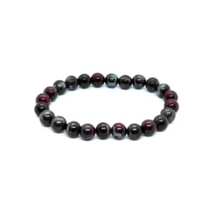 Ancestralite 8mm Polished Bead Bracelet