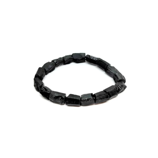 Black Tourmaline Rough Bracelet