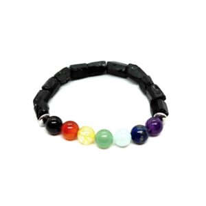 Black Tourmaline Chakra Bracelet (10mm)