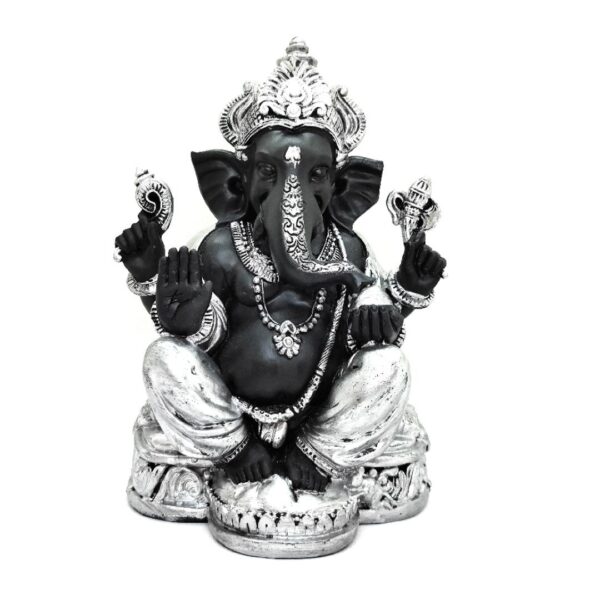 Ganesh Black & Silver 22cm (SB)