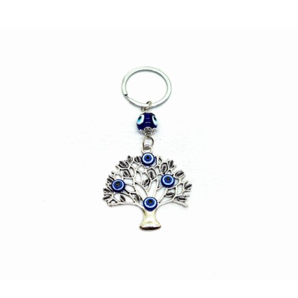 Evil Eye Tree of Life Keyring