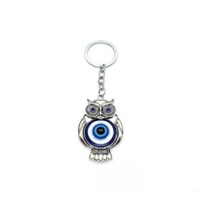 Evil Eye Owl Keyring