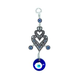 Evil Eye Heart Hanging Ornament (125161)