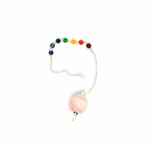 Rose Quartz Chakra Pendulum