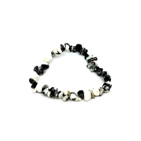 Zebra Jasper Chip Bracelet