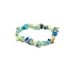 Blue Fluorite Chip Bracelet