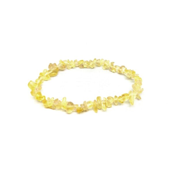 Yellow Fluorite Chip Bracelet