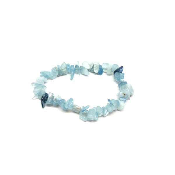 Aquamarine Chip Bracelet