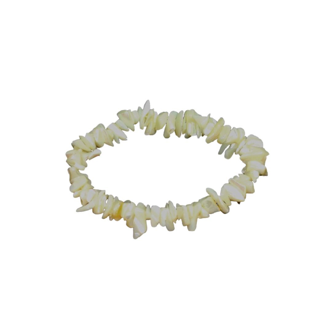 Mother of Pearl Chip Bracelet