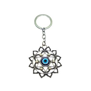 Sun Evil Eye Key Ring