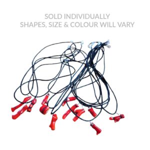 Red Coral Black Cord Necklace