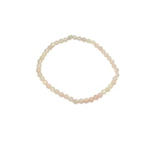 Rose Quartz 4mm Faceted Bracelet