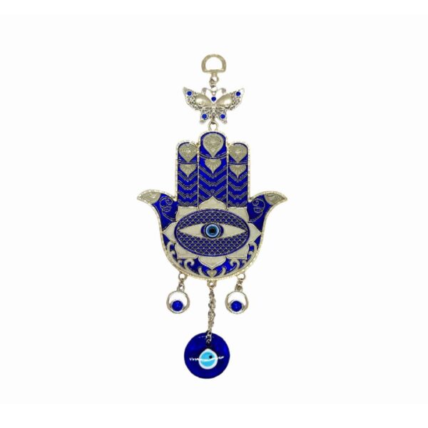 Evil Eye Hamsa with Butterfly Hanging