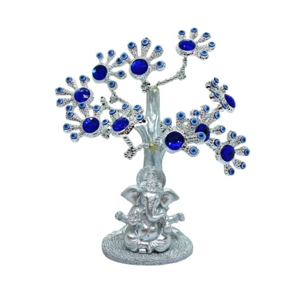 Evil Eye Tree Ganesh Blue