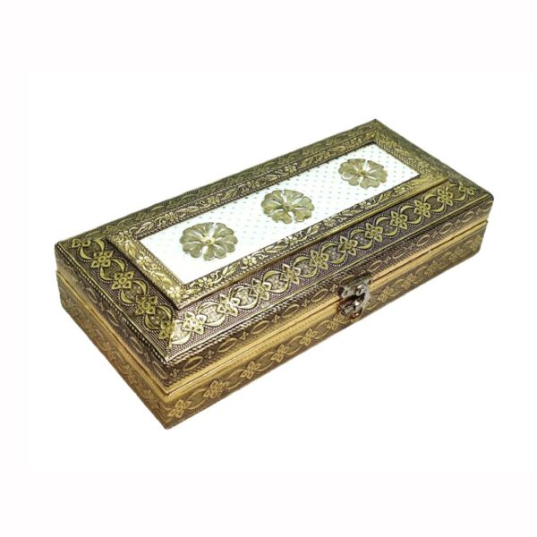 Wooden Decorative Gift Box (White)