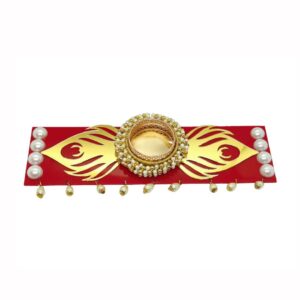 Red Acrylic Diya Holder