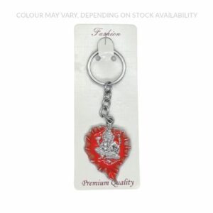 Metal Keyring (Ganesh Leaf)