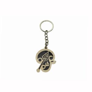 Tamil Om Wooden Keyring