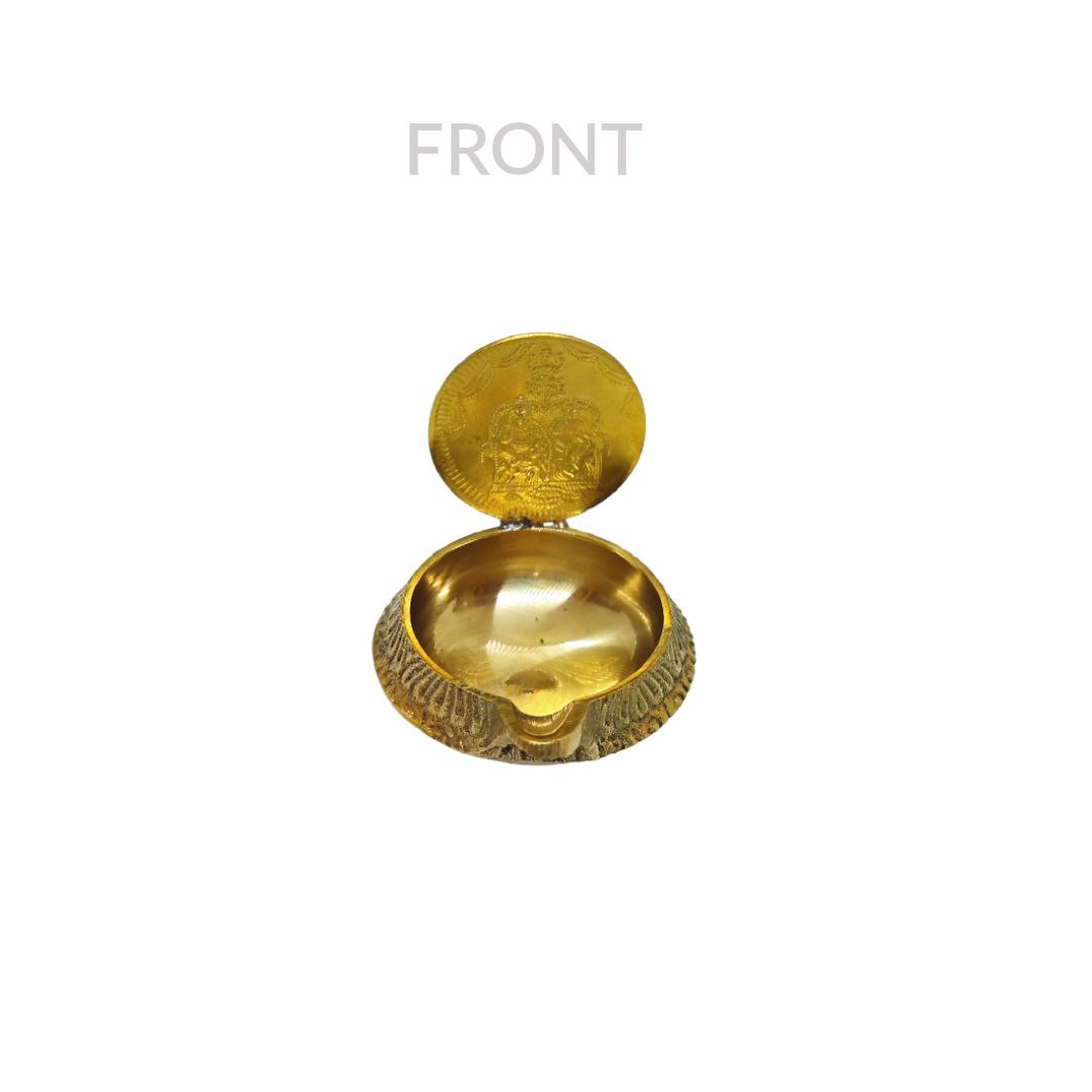 Laxmi Kubera Lamp (Single Coin)