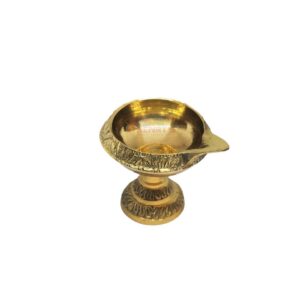 Kachwa Deep Brass Lamp (S)