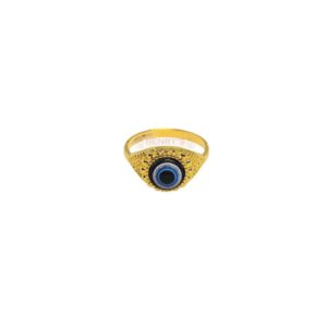 Evil Eye Ring Small Gold (4580TG)